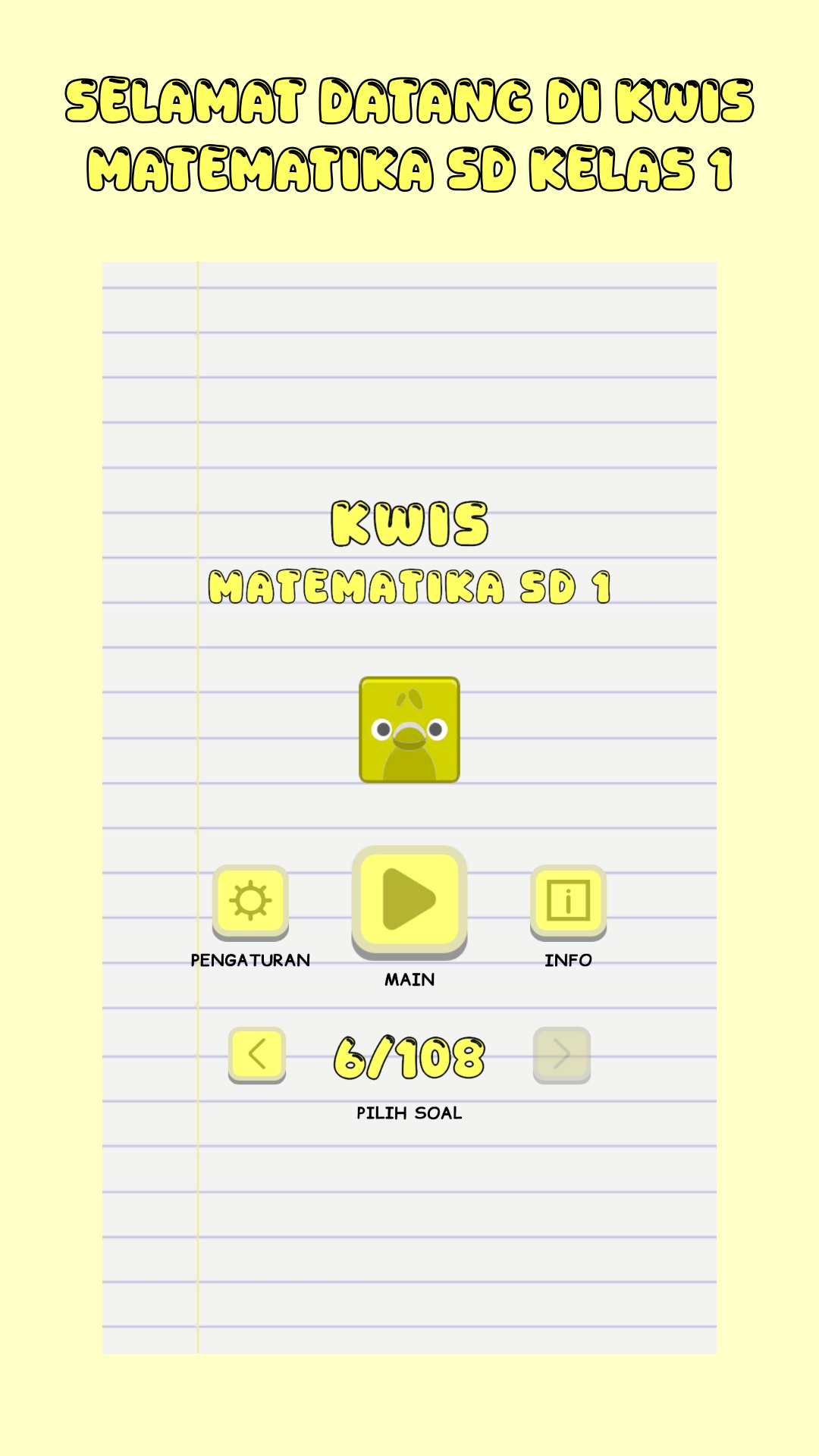 Soal Matematika Kelas 1 SD