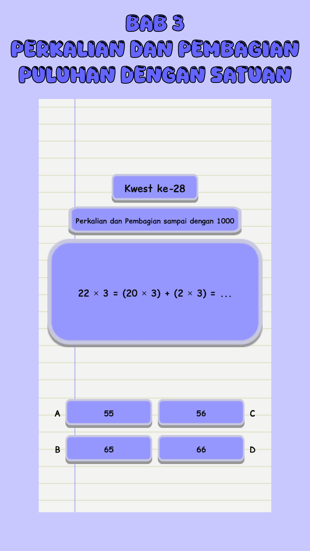 Soal Matematika Kelas 4 SD