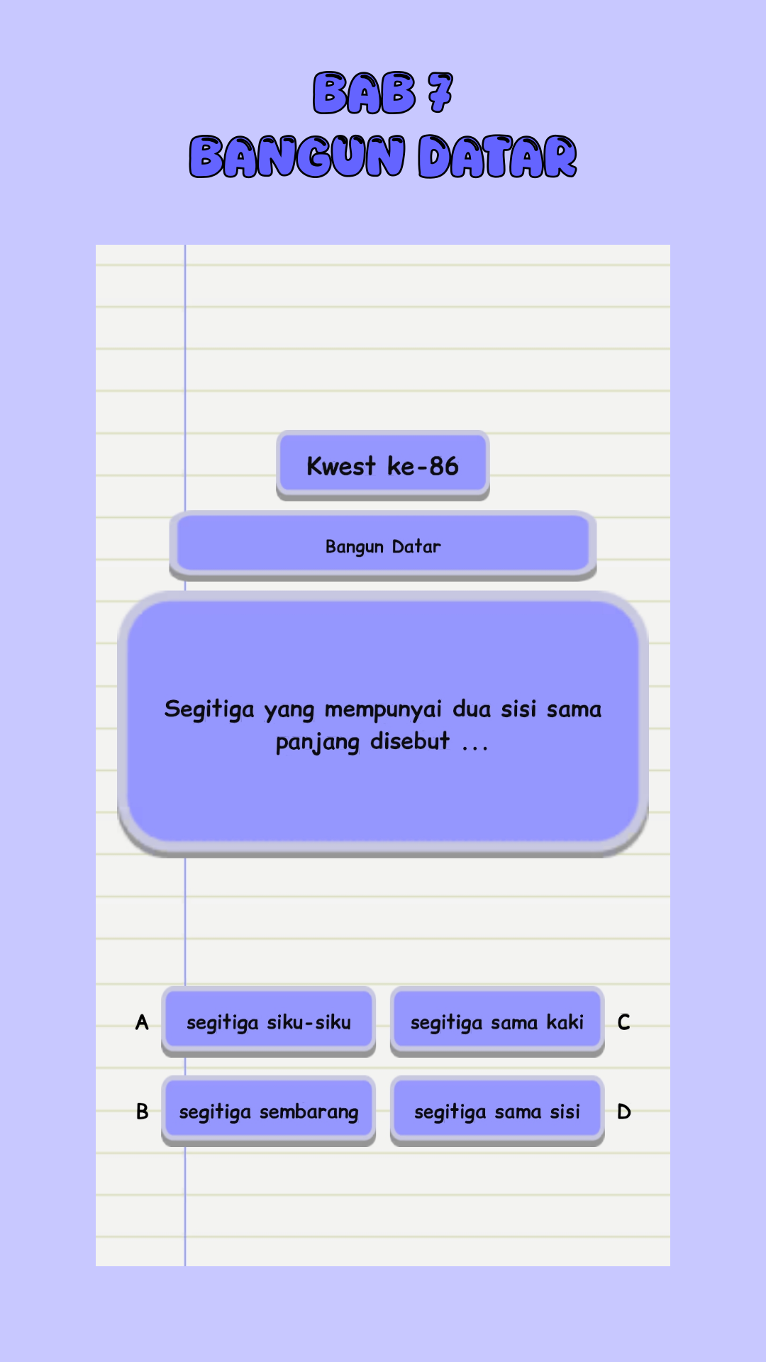 Soal Matematika Kelas 4 SD